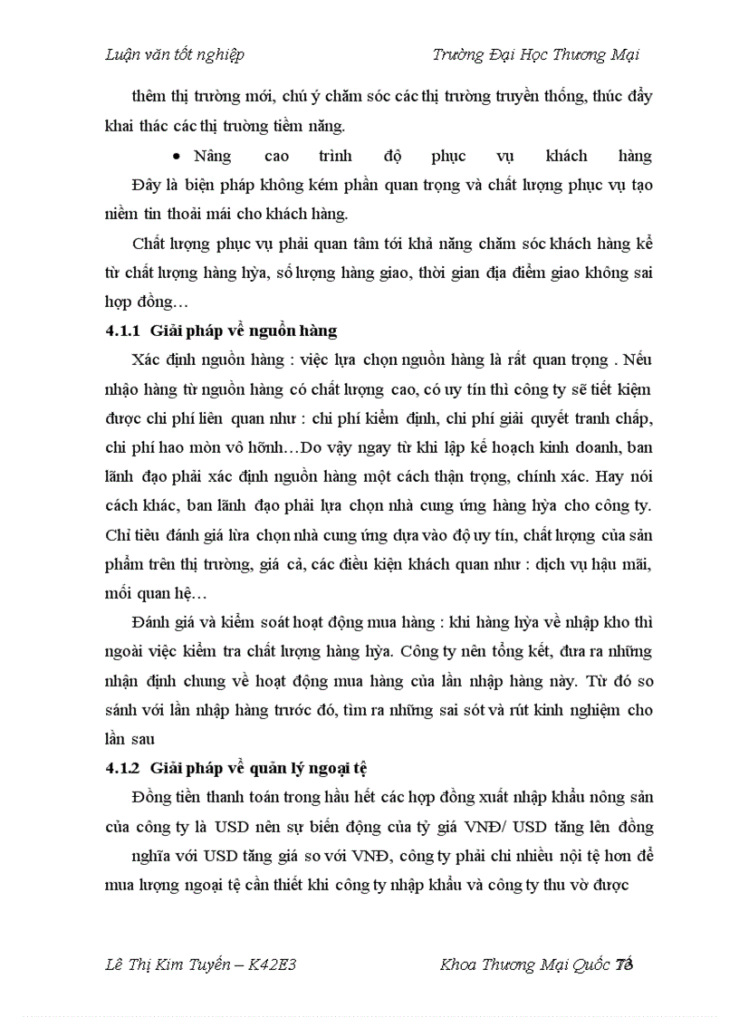 image for page Hoàn thiện quản trị tồn kho hàng nông sản tại Tổng công ty rau quả, nông sản (VEGETEXCO VIET NAM)