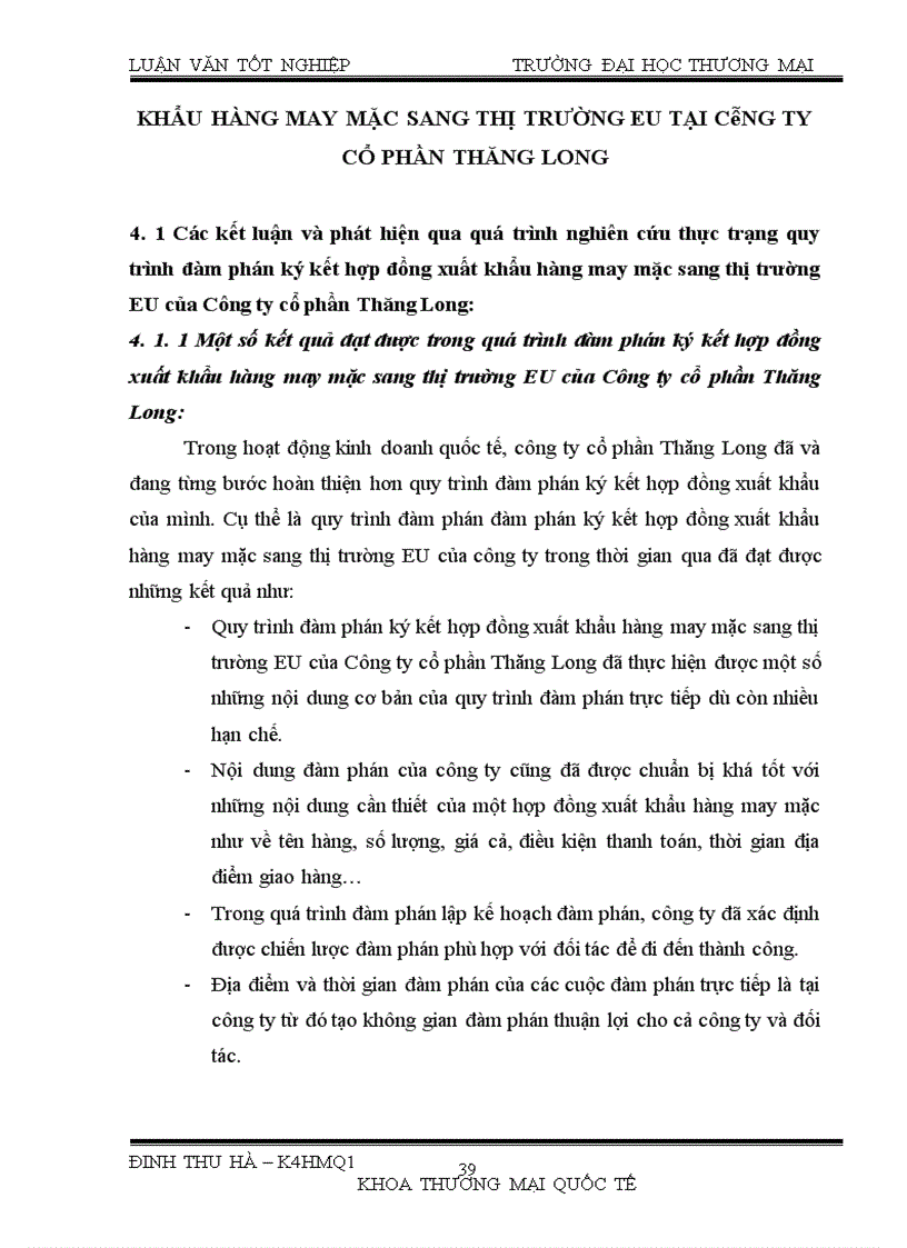 image for page Hoàn thiện quy trình đàm phán ký kết hợp đồng xuất khẩu hàng may mặc sang thị trường EU của Công ty cổ phần Thăng Long