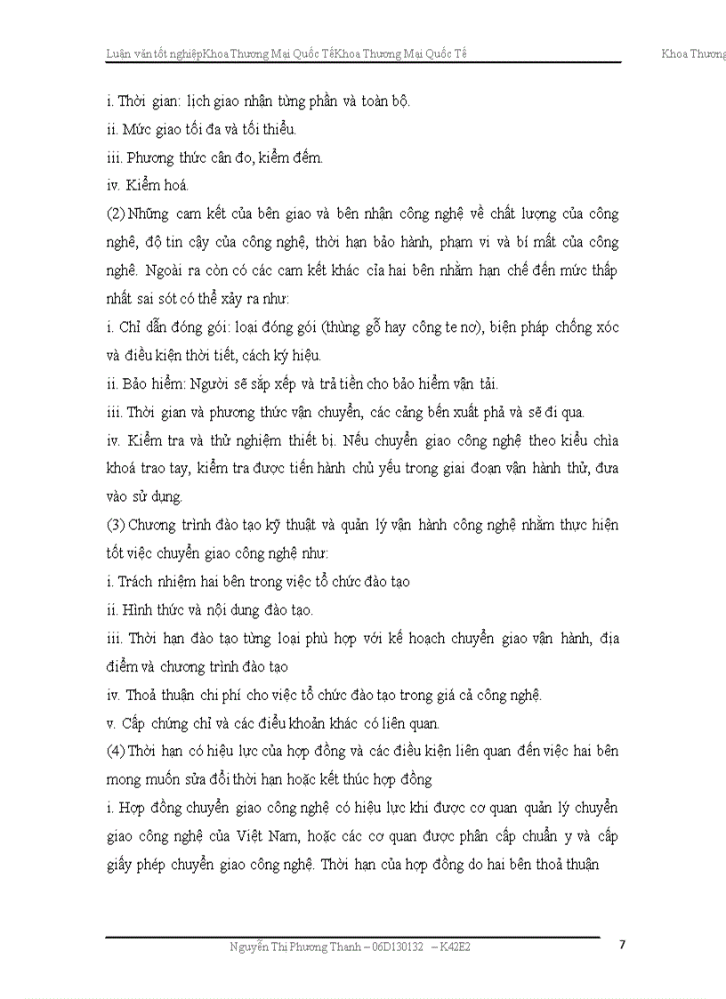 image for page Hoàn thiện quy trình thực hiện hợp đồng chuyển giao công nghệ sản xuất bánh kẹo của công ty Melchers Đức tới các doanh nghiệp sản xuất bánh kẹo Việt Nam.