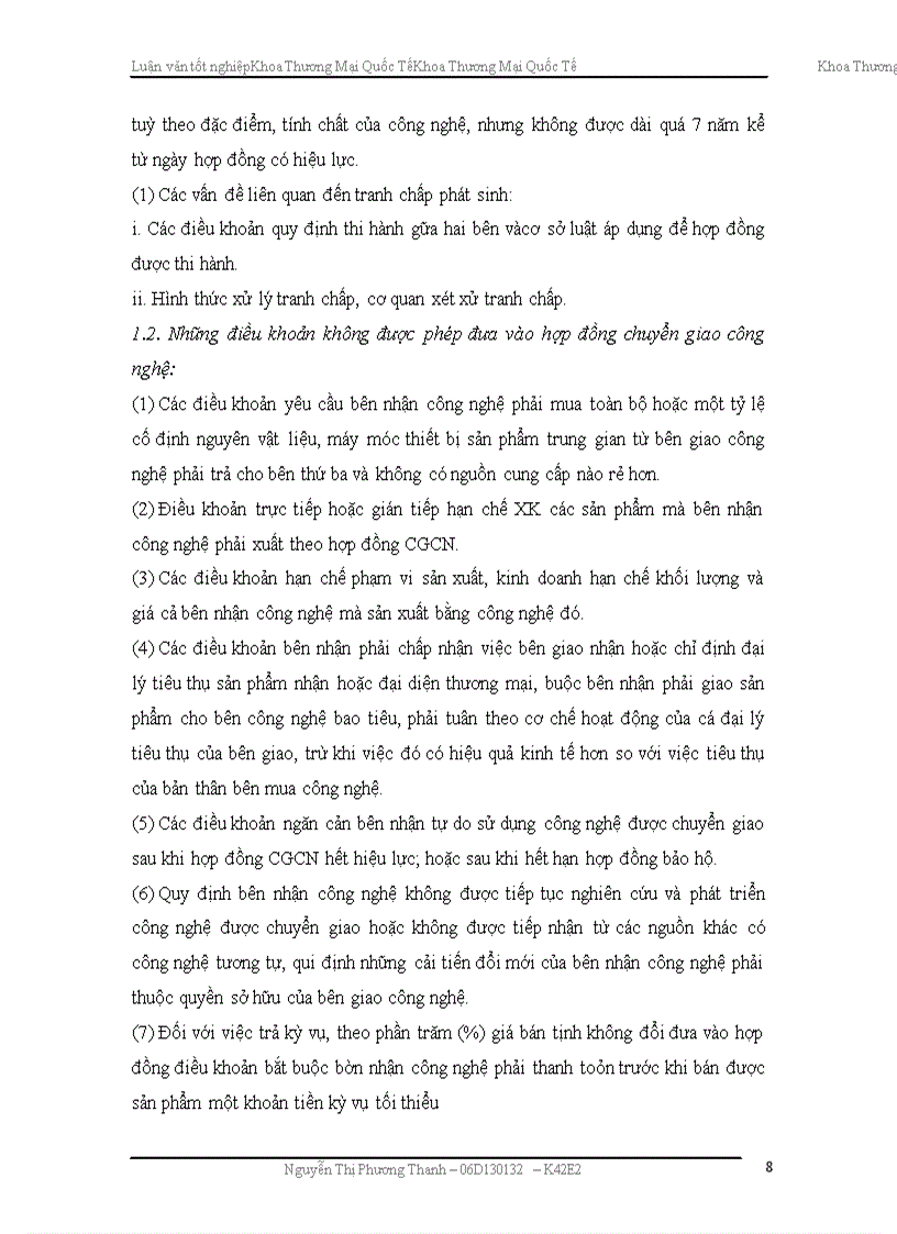 image for page Hoàn thiện quy trình thực hiện hợp đồng chuyển giao công nghệ sản xuất bánh kẹo của công ty Melchers Đức tới các doanh nghiệp sản xuất bánh kẹo Việt Nam.