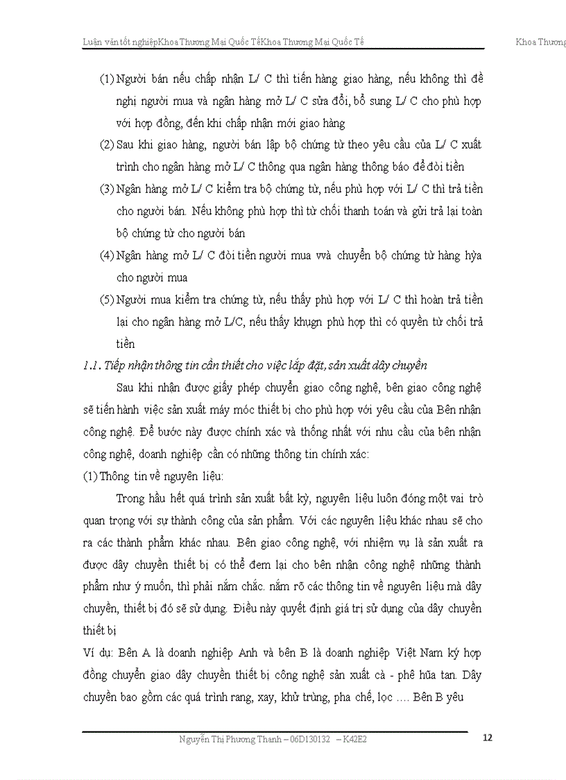 image for page Hoàn thiện quy trình thực hiện hợp đồng chuyển giao công nghệ sản xuất bánh kẹo của công ty Melchers Đức tới các doanh nghiệp sản xuất bánh kẹo Việt Nam.