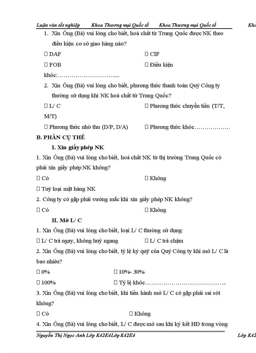 image for page Hoàn thiện quy trình thực hiện hợp đồng nhập khẩu hoá chất từ thị trường Trung Quốc của Công ty Cổ phần Hoá chất 135 Nguyễn Văn Cừ- Long Biên- Hà Nội