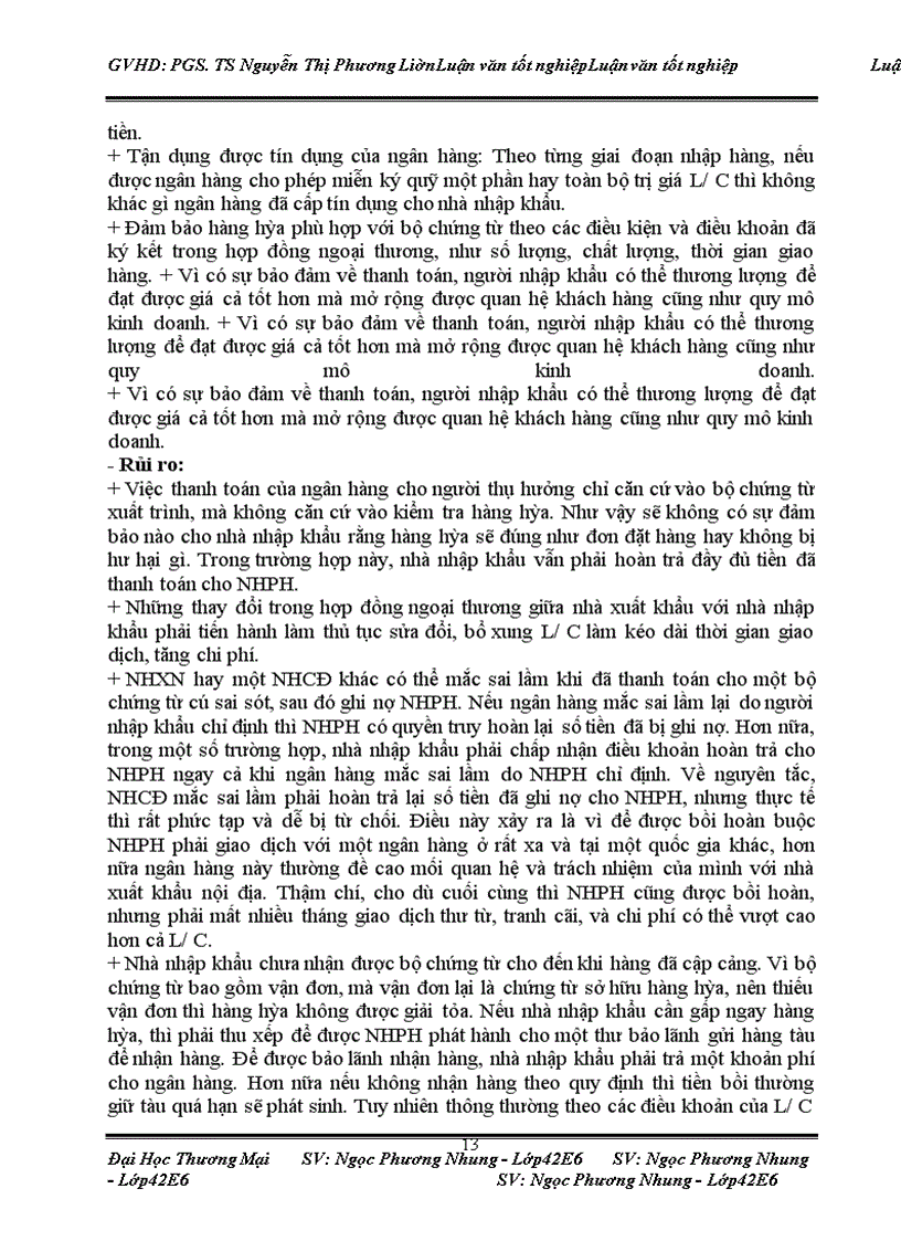 image for page Quản trị thanh toán quốc tế theo phương thức tín dụng chứng từ trong hoạt động nhập khẩu tại Công ty Cổ phần đầu tư, thương mại và dịch vụ Tây Hồ