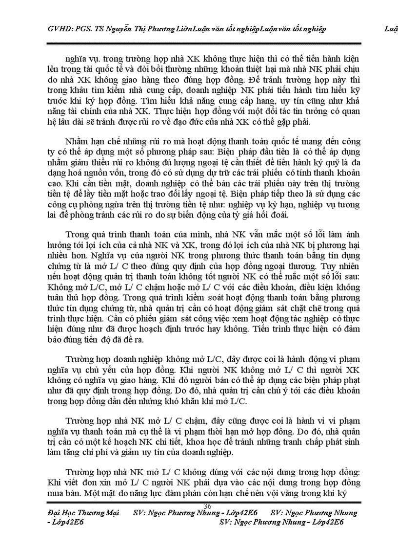 image for page Quản trị thanh toán quốc tế theo phương thức tín dụng chứng từ trong hoạt động nhập khẩu tại Công ty Cổ phần đầu tư, thương mại và dịch vụ Tây Hồ