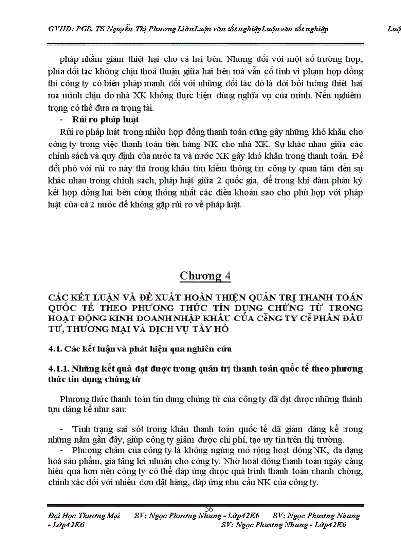 image for page Quản trị thanh toán quốc tế theo phương thức tín dụng chứng từ trong hoạt động nhập khẩu tại Công ty Cổ phần đầu tư, thương mại và dịch vụ Tây Hồ
