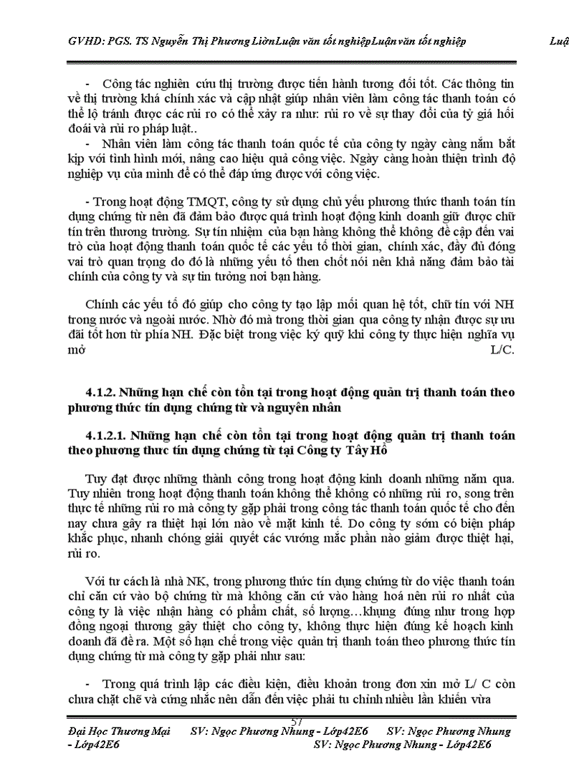 image for page Quản trị thanh toán quốc tế theo phương thức tín dụng chứng từ trong hoạt động nhập khẩu tại Công ty Cổ phần đầu tư, thương mại và dịch vụ Tây Hồ