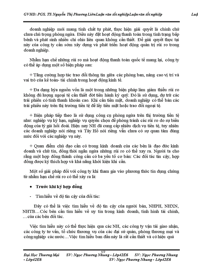 image for page Quản trị thanh toán quốc tế theo phương thức tín dụng chứng từ trong hoạt động nhập khẩu tại Công ty Cổ phần đầu tư, thương mại và dịch vụ Tây Hồ