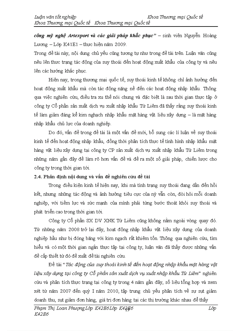 image for page Tác động của suy thoái kinh tế thế giới tới hoạt động nhập khẩu mặt hàng vật liệu xây dựng tại công ty Cổ phần sản xuất dịch vụ xuất nhập khẩu Từ Liêm