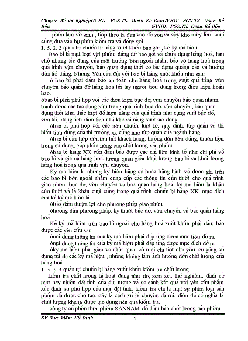 image for page Hoàn thiện quy trình chuẩn bị hàng xuất khẩu của công ty cổ phần thực phẩm sannam