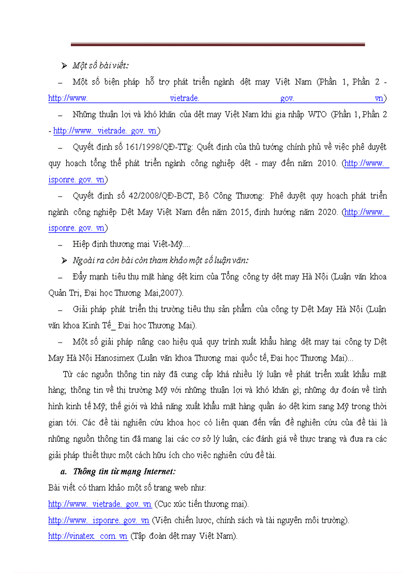 image for page Giải pháp phát triển xuất khẩu mặt hàng quần áo dệt kim sang thị trường mỹ của tổng công ty cổ phần dệt may hà nội trong giai đoạn hiện nay