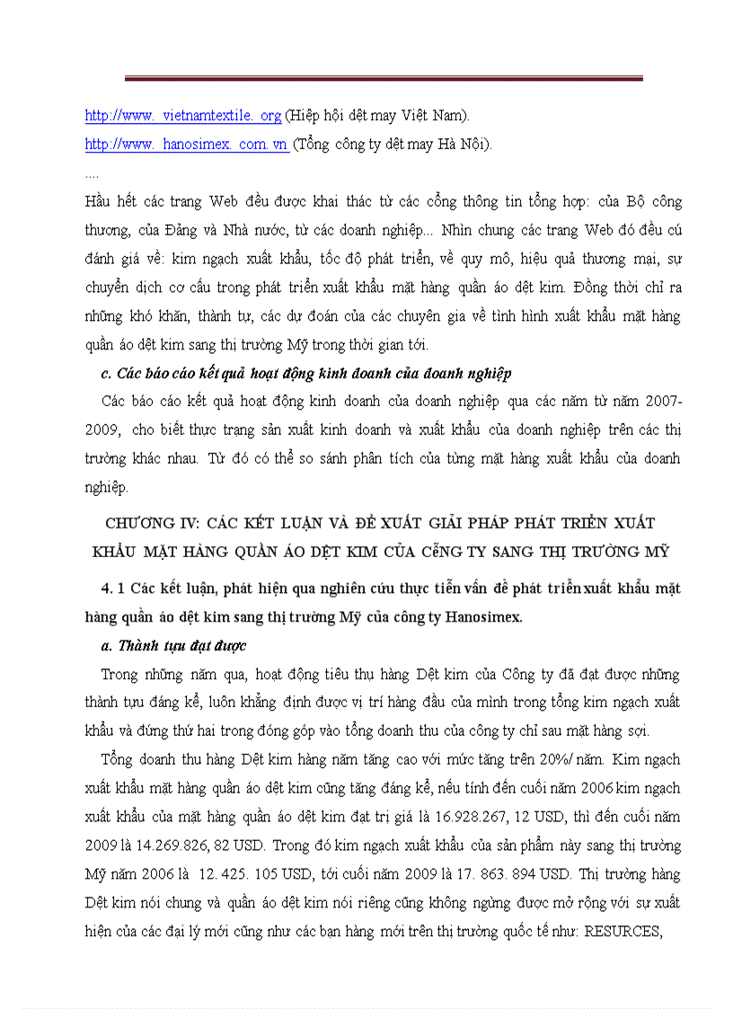 image for page Giải pháp phát triển xuất khẩu mặt hàng quần áo dệt kim sang thị trường mỹ của tổng công ty cổ phần dệt may hà nội trong giai đoạn hiện nay