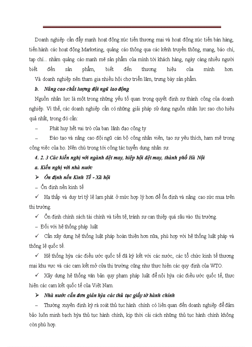image for page Giải pháp phát triển xuất khẩu mặt hàng quần áo dệt kim sang thị trường mỹ của tổng công ty cổ phần dệt may hà nội trong giai đoạn hiện nay