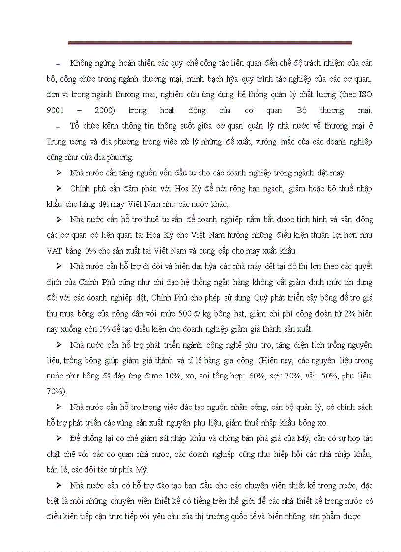 image for page Giải pháp phát triển xuất khẩu mặt hàng quần áo dệt kim sang thị trường mỹ của tổng công ty cổ phần dệt may hà nội trong giai đoạn hiện nay