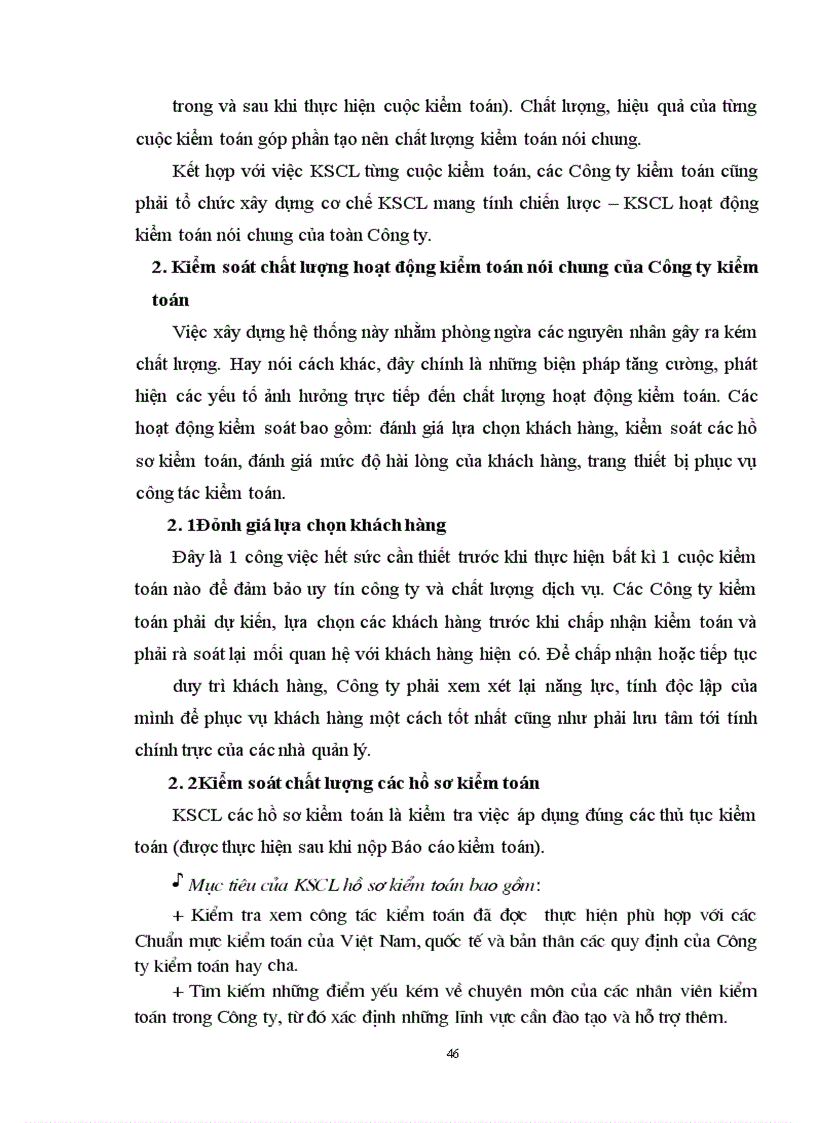 image for page Hoàn thiện công tác tổ chức và xây dựng hệ thống kiểm soát chất lượng hoạt động kiểm toán tại Công ty Dịch vụ Tư vấn Tài chính Kế toán và Kiểm toán