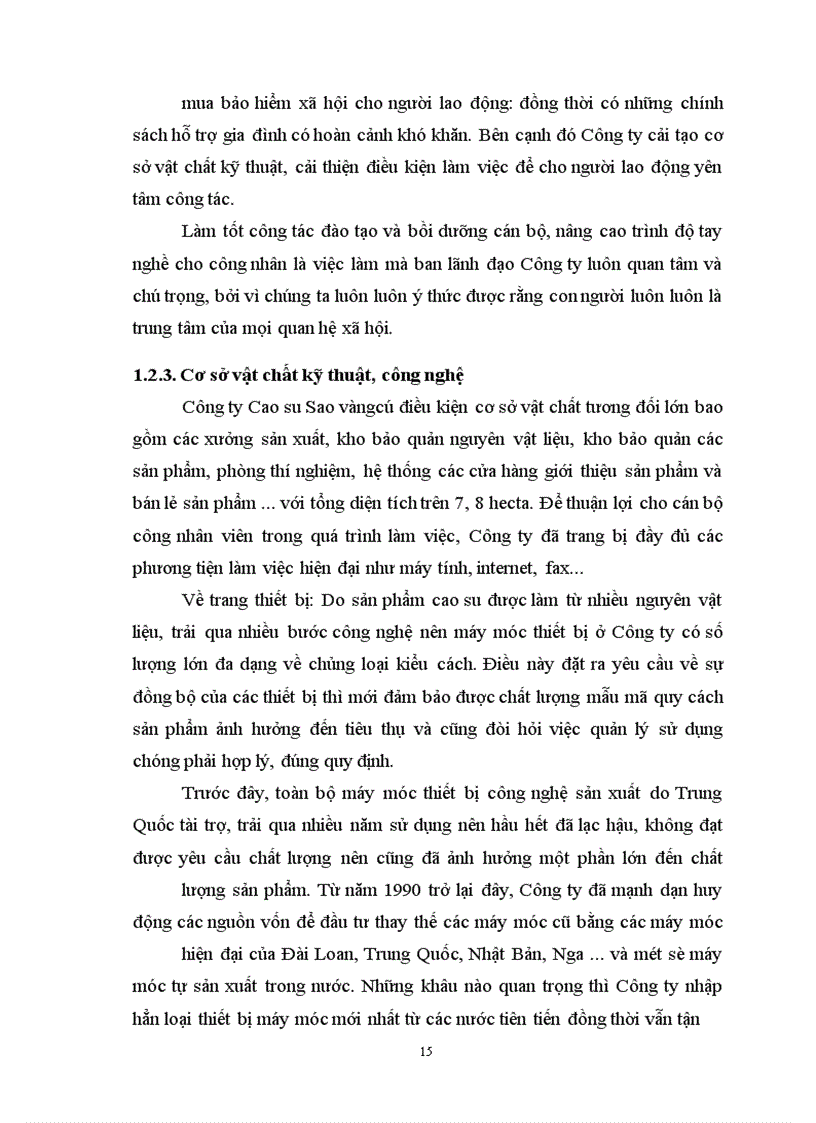 image for page Hoạt động tiêu thụ sản phẩm ở Công ty cao su Sao vàng - Thực trạng và giải pháp