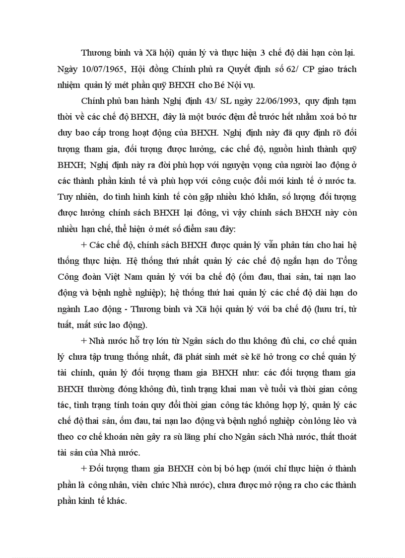 image for page Thực trạng quản lý thu - chi của BHXH Việt Nam