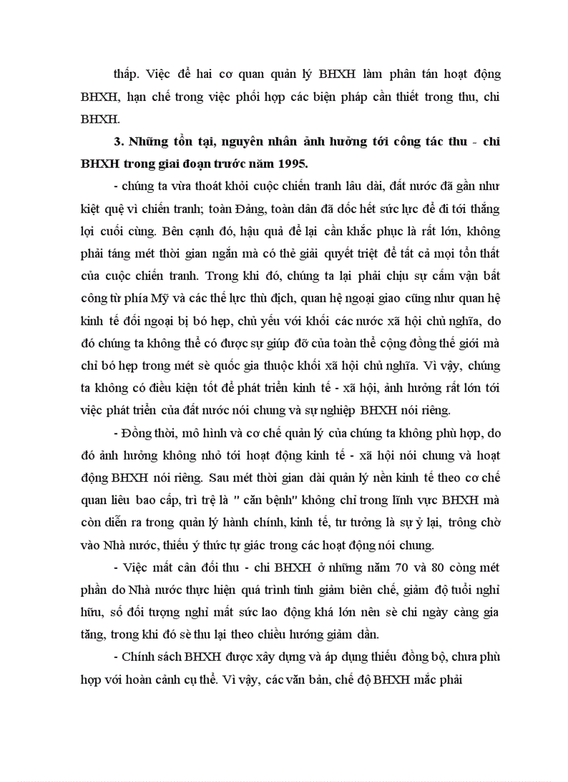 image for page Thực trạng quản lý thu - chi của BHXH Việt Nam