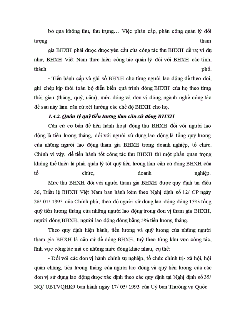 image for page Thực trạng quản lý thu - chi của BHXH Việt Nam