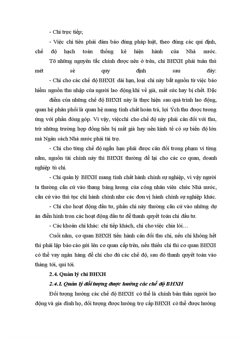 image for page Thực trạng quản lý thu - chi của BHXH Việt Nam