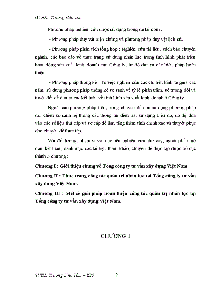 image for page Những vấn đề về tổ chức, quản lý và sử dụng nhân lực ở phạm vi vi mô, tức là Doanh nghiệp cụ thể, ở đây là Tổng công ty tư vấn xây dung Việt Nam