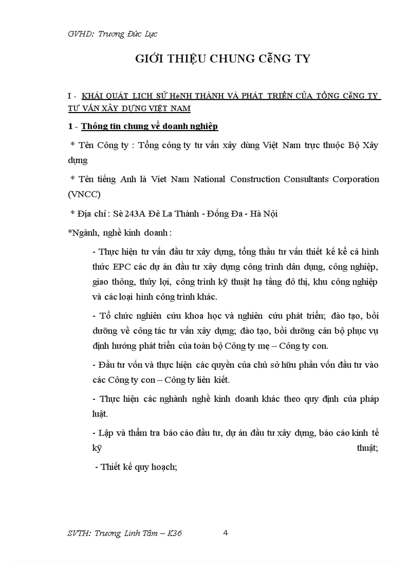 image for page Những vấn đề về tổ chức, quản lý và sử dụng nhân lực ở phạm vi vi mô, tức là Doanh nghiệp cụ thể, ở đây là Tổng công ty tư vấn xây dung Việt Nam