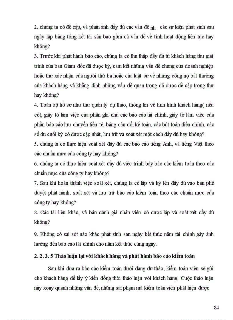 image for page Hoàn thiện quá trình lập và phát hành báo cáo kiểm toán báo cáo tài chính ở Công ty Kiểm toán và Kế toán Hà Nội- CPA Hanoi
