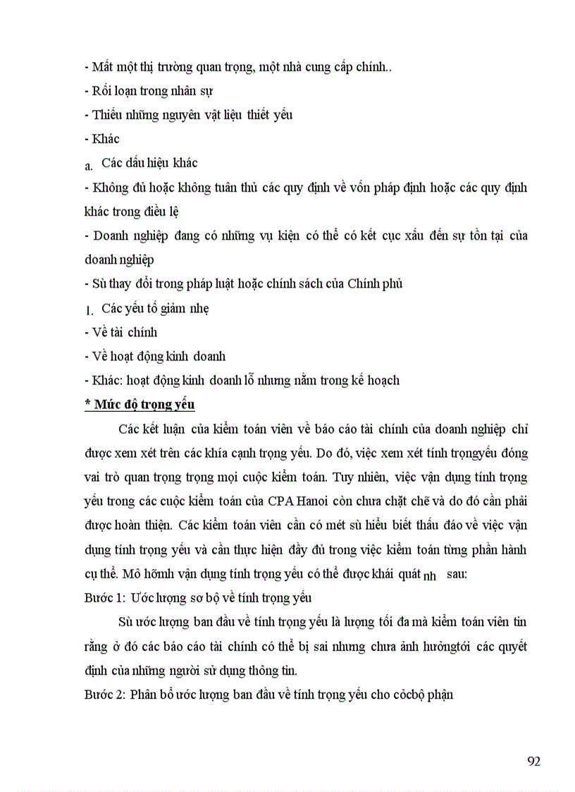 image for page Hoàn thiện quá trình lập và phát hành báo cáo kiểm toán báo cáo tài chính ở Công ty Kiểm toán và Kế toán Hà Nội- CPA Hanoi