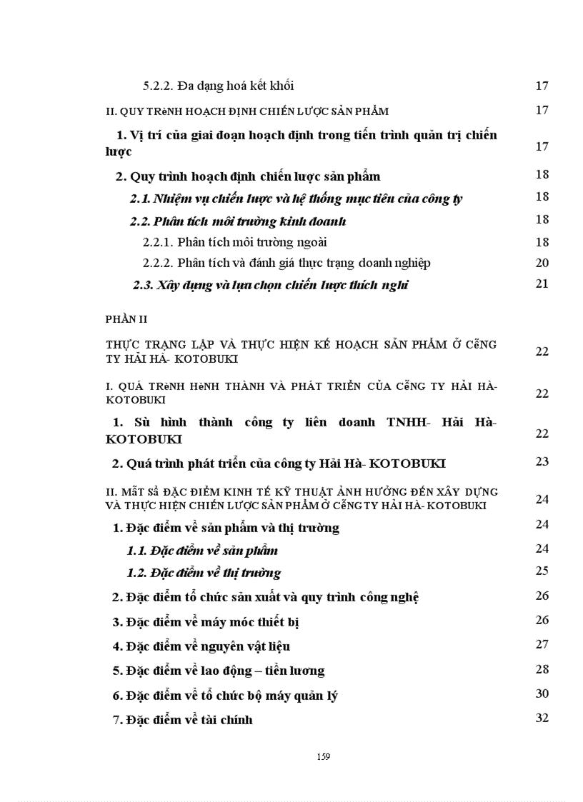 image for page Một số giải pháp nhằm hoạch định chiến lược sản phẩm ở công ty Hải Hà- KOTOGUKI