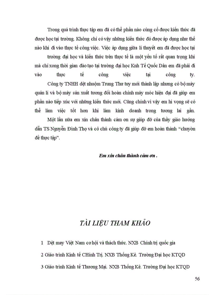 image for page Hậu cần vật tư cho sản xuất, thực trạng và giải pháp tiết kiệm vật tư ở công ty TNHH dệt nhuộm Trung Thư