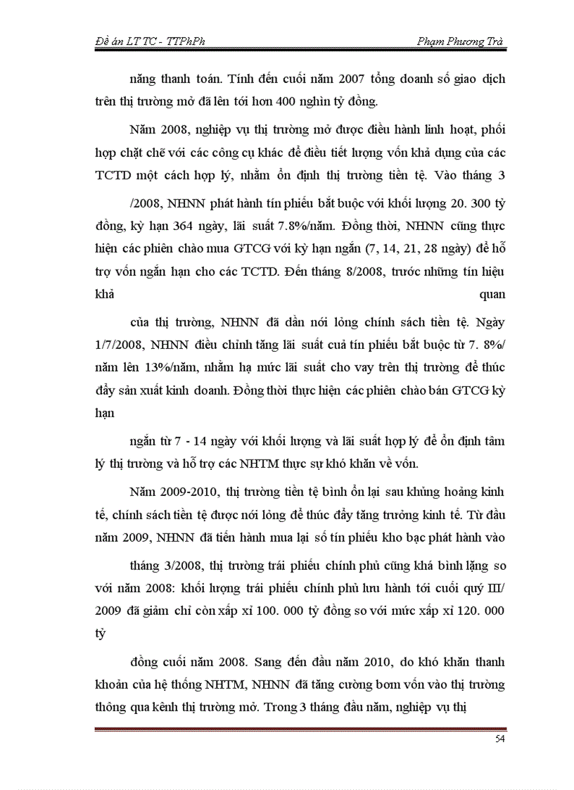 image for page Nghiệp vụ thị trường mở và thực trạng hoạt động nghiệp vụ thị trường mở tại Việt Nam
