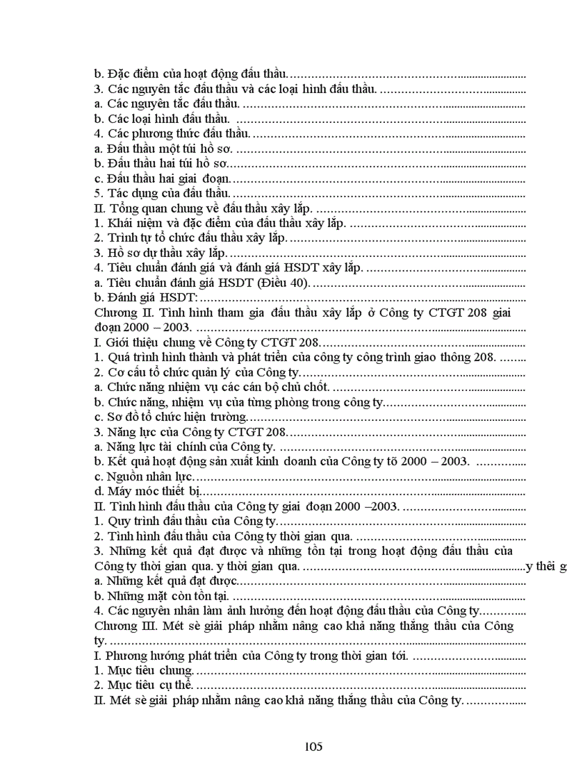 image for page Một số giải pháp nhằm nâng cao khả năng thắng thầu của công ty CTGT 208
