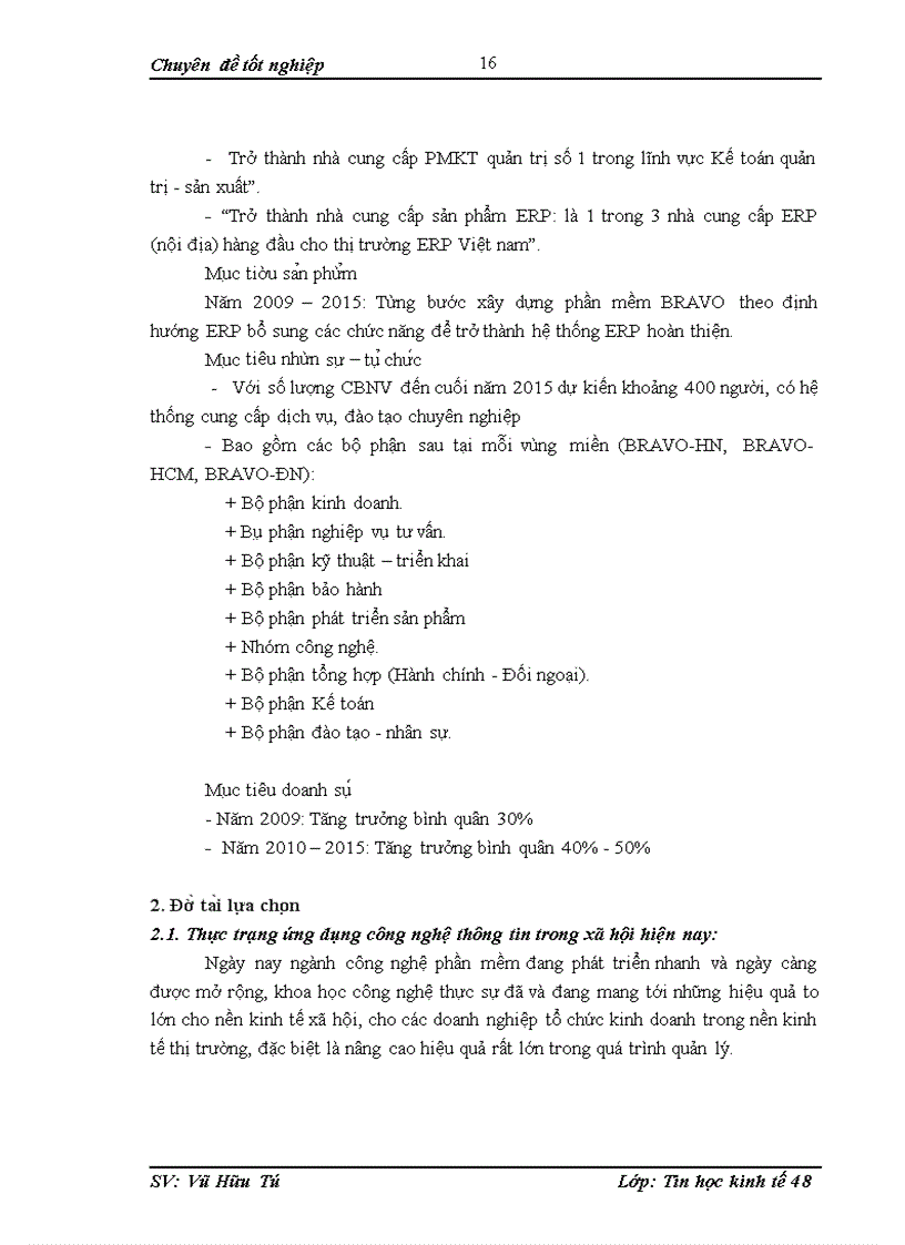 image for page Xây dựng hệ thống thông tin quản lý nhân sự tại công ty cổ phần phần mềm BRAVO