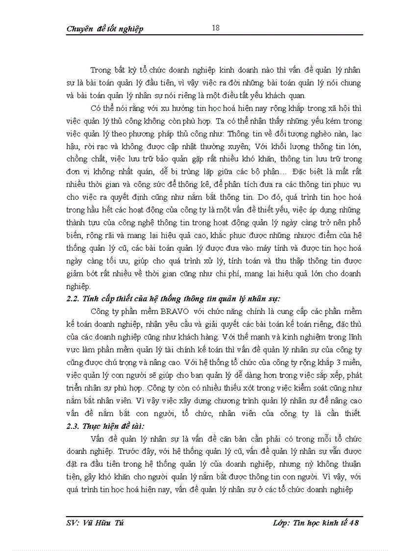 image for page Xây dựng hệ thống thông tin quản lý nhân sự tại công ty cổ phần phần mềm BRAVO