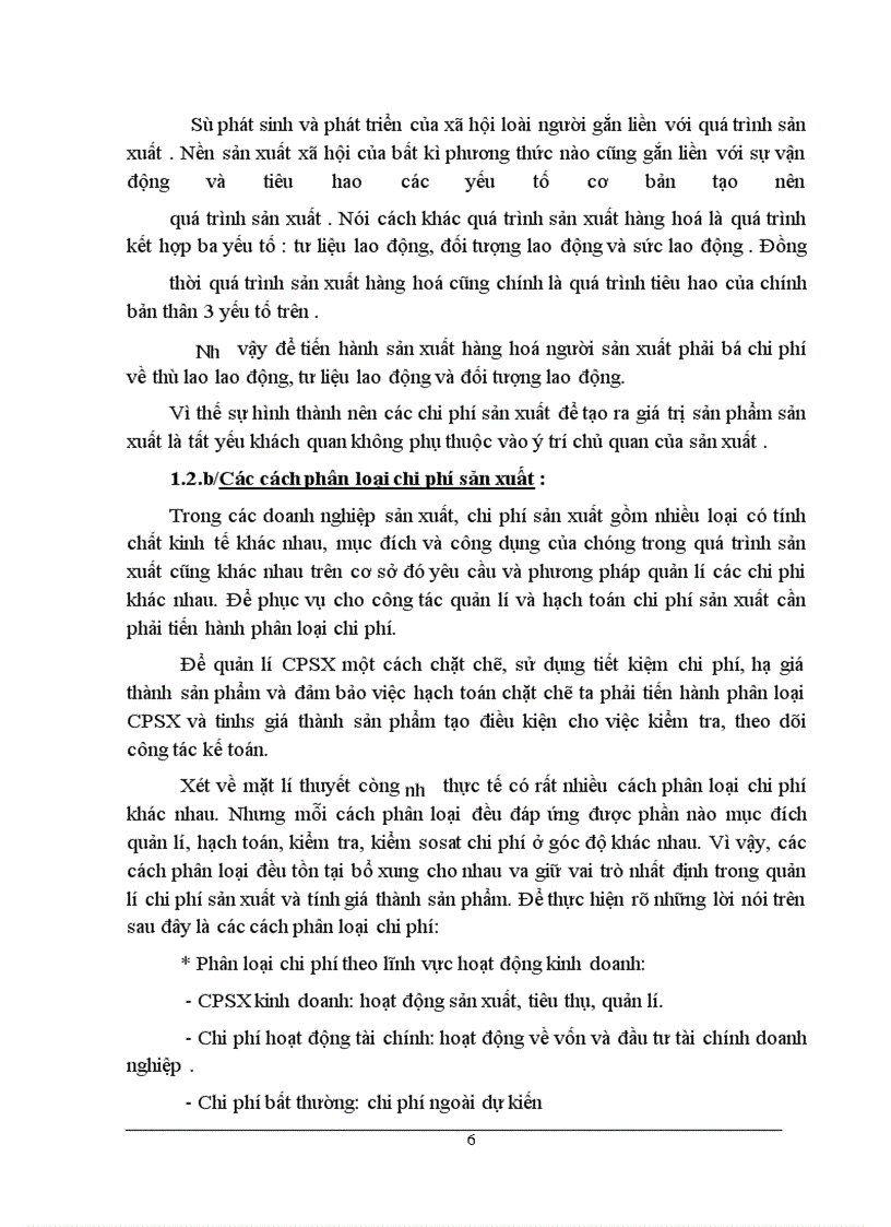 image for page Kế toán chi phí sản xuất và tính giá thành sản phẩm của công ty xe đạp Thống nhất