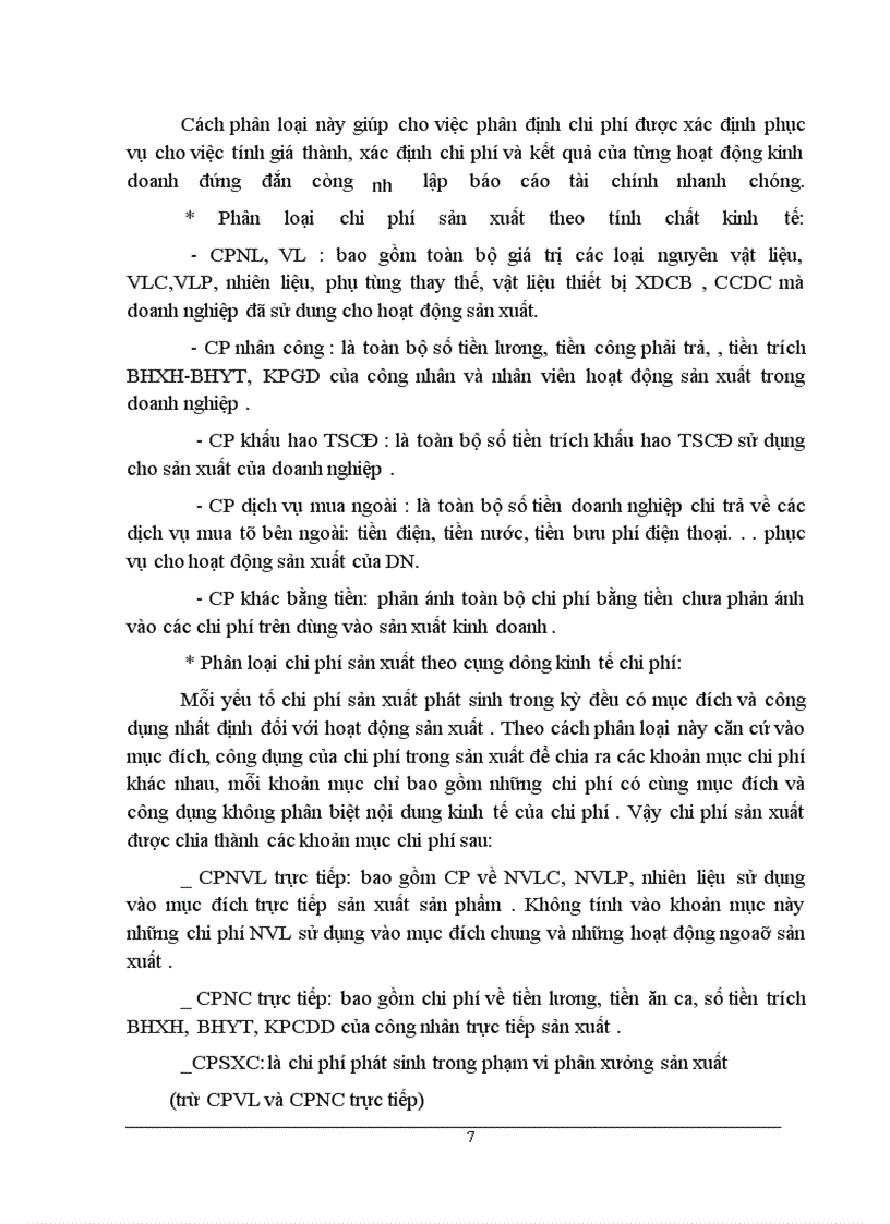 image for page Kế toán chi phí sản xuất và tính giá thành sản phẩm của công ty xe đạp Thống nhất