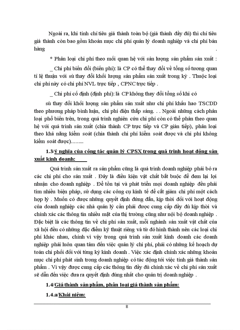 image for page Kế toán chi phí sản xuất và tính giá thành sản phẩm của công ty xe đạp Thống nhất