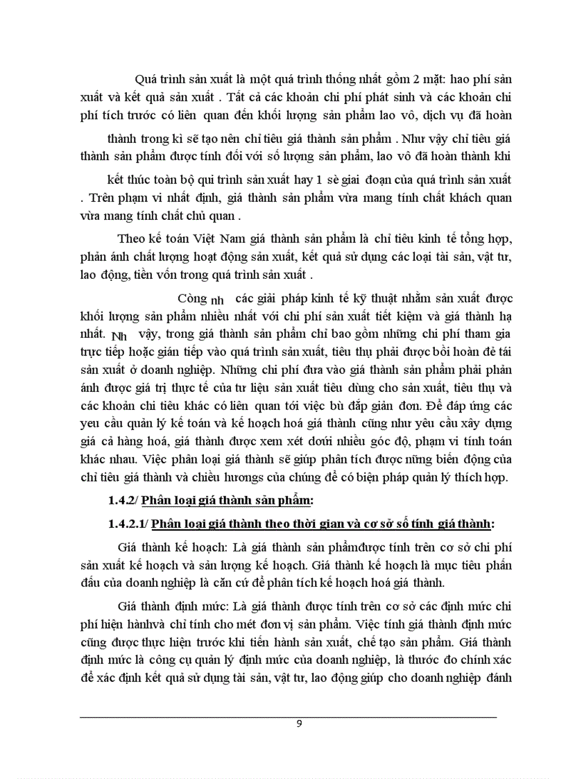 image for page Kế toán chi phí sản xuất và tính giá thành sản phẩm của công ty xe đạp Thống nhất