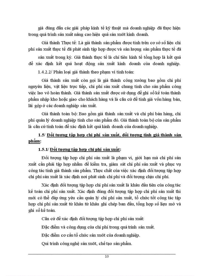 image for page Kế toán chi phí sản xuất và tính giá thành sản phẩm của công ty xe đạp Thống nhất