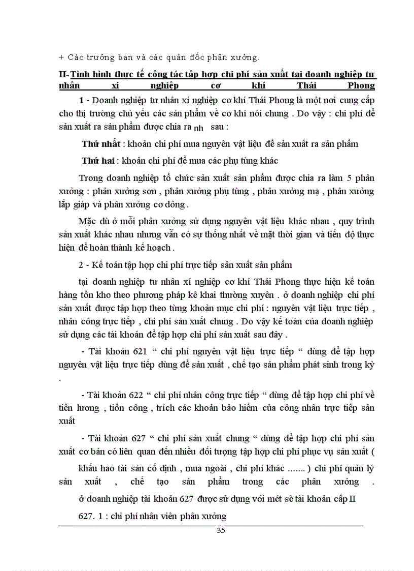 image for page Kế toán chi phí sản xuất và tính giá thành sản phẩm của công ty xe đạp Thống nhất