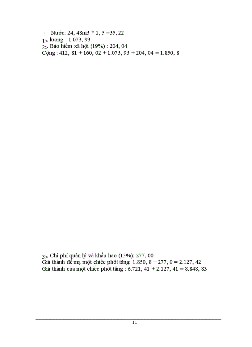 image for page Kế toán chi phí sản xuất và tính giá thành sản phẩm của công ty xe đạp Thống nhất