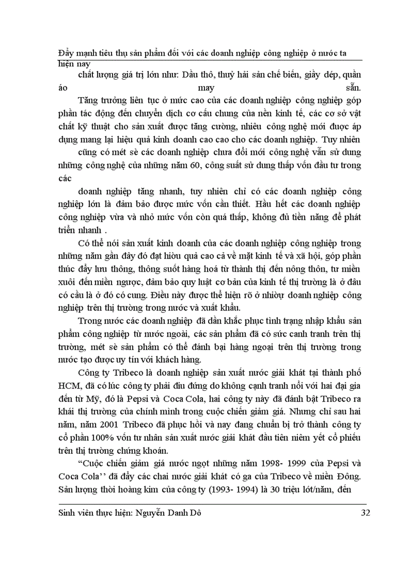 image for page Đẩy mạnh tiêu thụ sản phẩm đối với các doanh nghiệp công nghiệp ở nước ta hiện nay