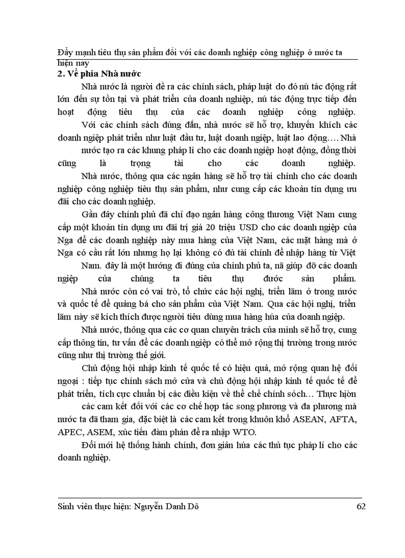 image for page Đẩy mạnh tiêu thụ sản phẩm đối với các doanh nghiệp công nghiệp ở nước ta hiện nay