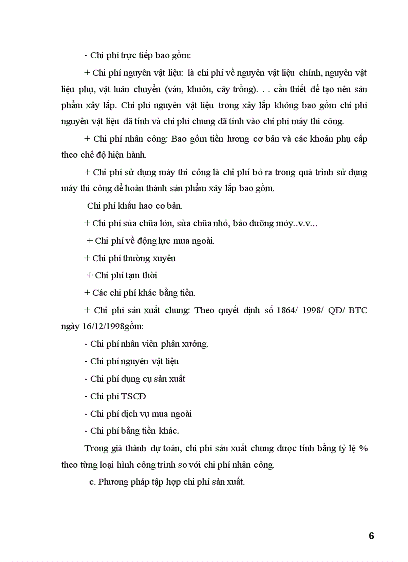 image for page Hạch toán chi phí sản xuất và tính giá thành sản phẩm trong đơn vị xây lắp hiện nay