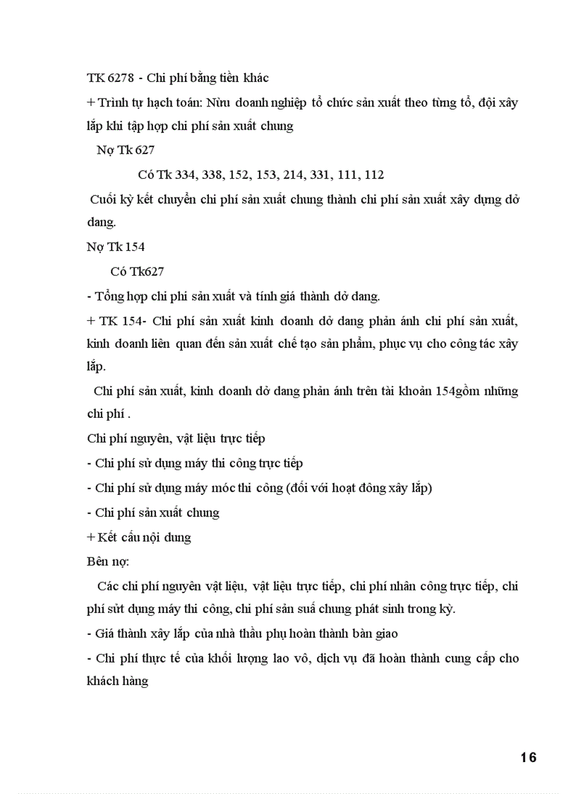 image for page Hạch toán chi phí sản xuất và tính giá thành sản phẩm trong đơn vị xây lắp hiện nay
