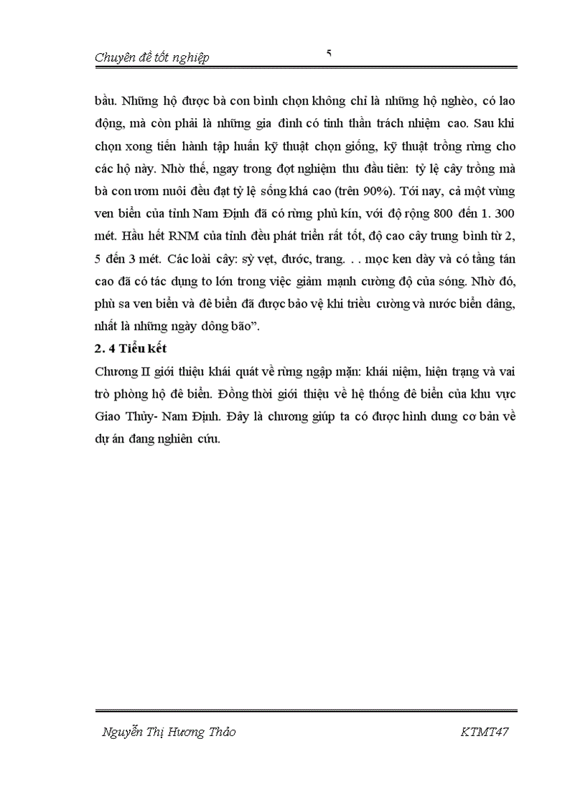 image for page Áp dụng phương pháp cba đánh giá hiệu quả dự án trồng rừng ngập mặn phòng hộ đê biển khu vực giao thủy-nam định