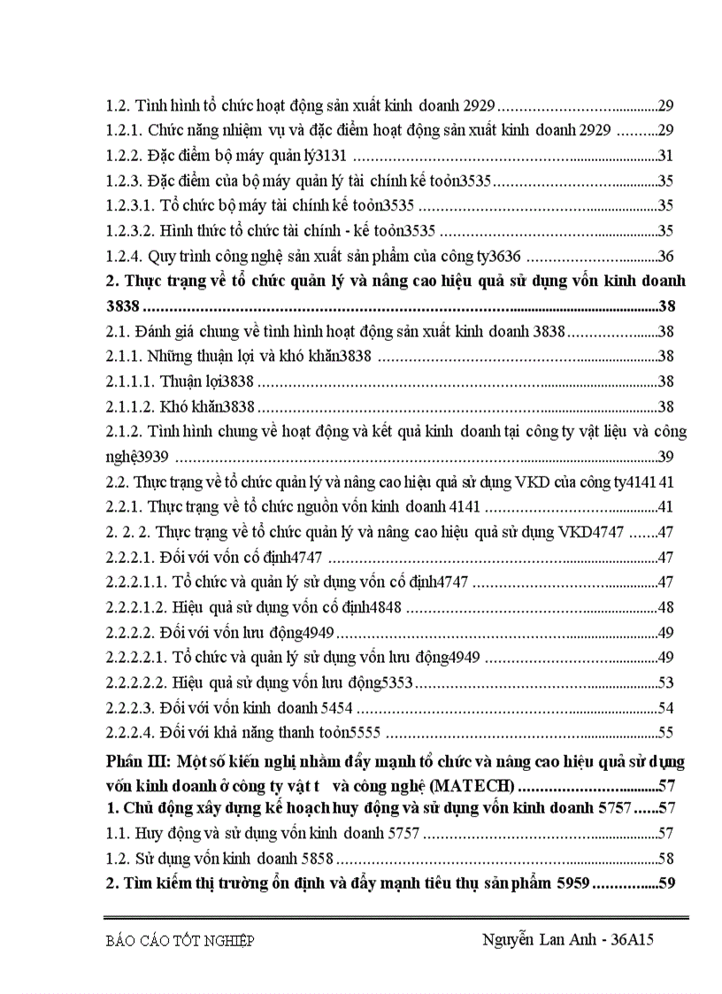 image for page Vốn kinh doanh và những biện pháp nâng cao hiệu quả sử dụng vốn kinh doanh ở Công ty vật liệu và công nghệ