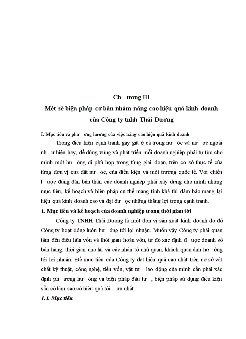 image for page Một số biện pháp chủ yếu nhằm nâng cao hiệu quả sản xuất kinh doanh ở Công ty TNHH Thái Dương
