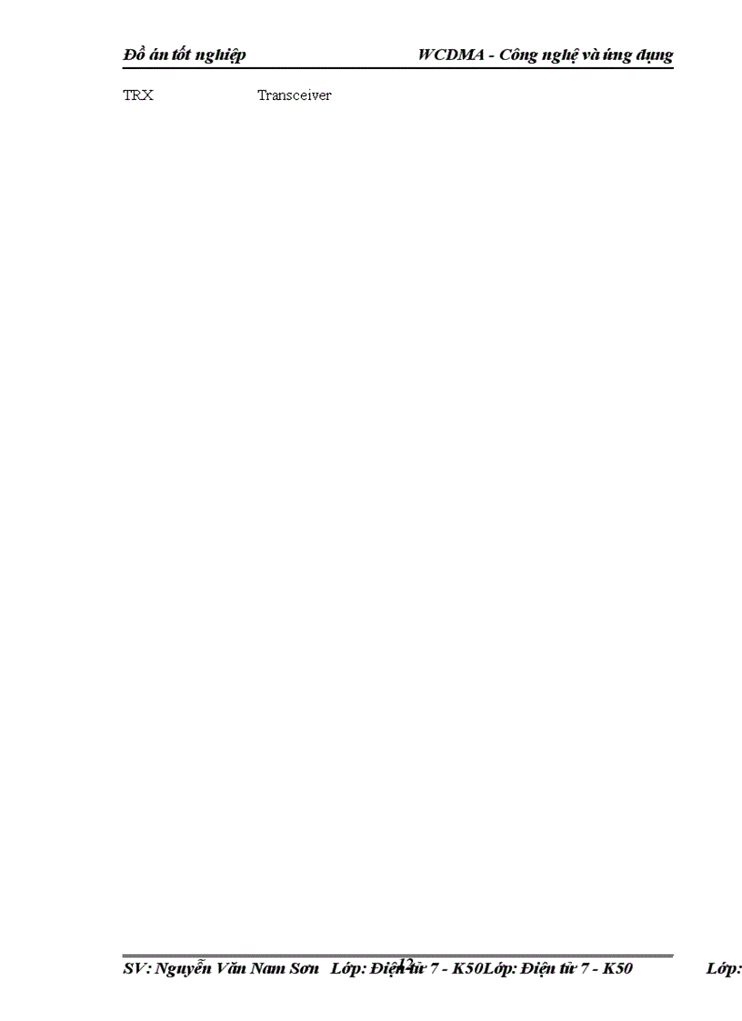 image for page WCDMA - Công nghệ và ứng dụng Đồ án tốt nghiệp WCDMA - Công nghệ và ứng dụng