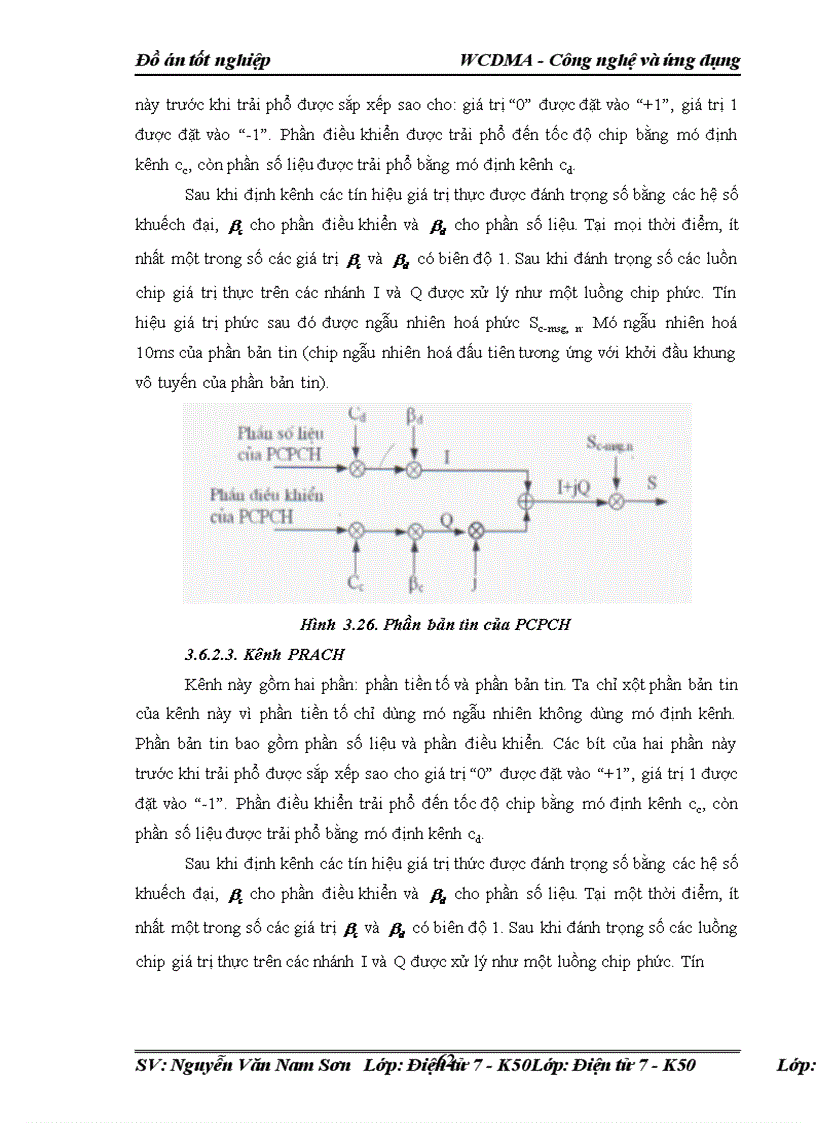 image for page WCDMA - Công nghệ và ứng dụng Đồ án tốt nghiệp WCDMA - Công nghệ và ứng dụng