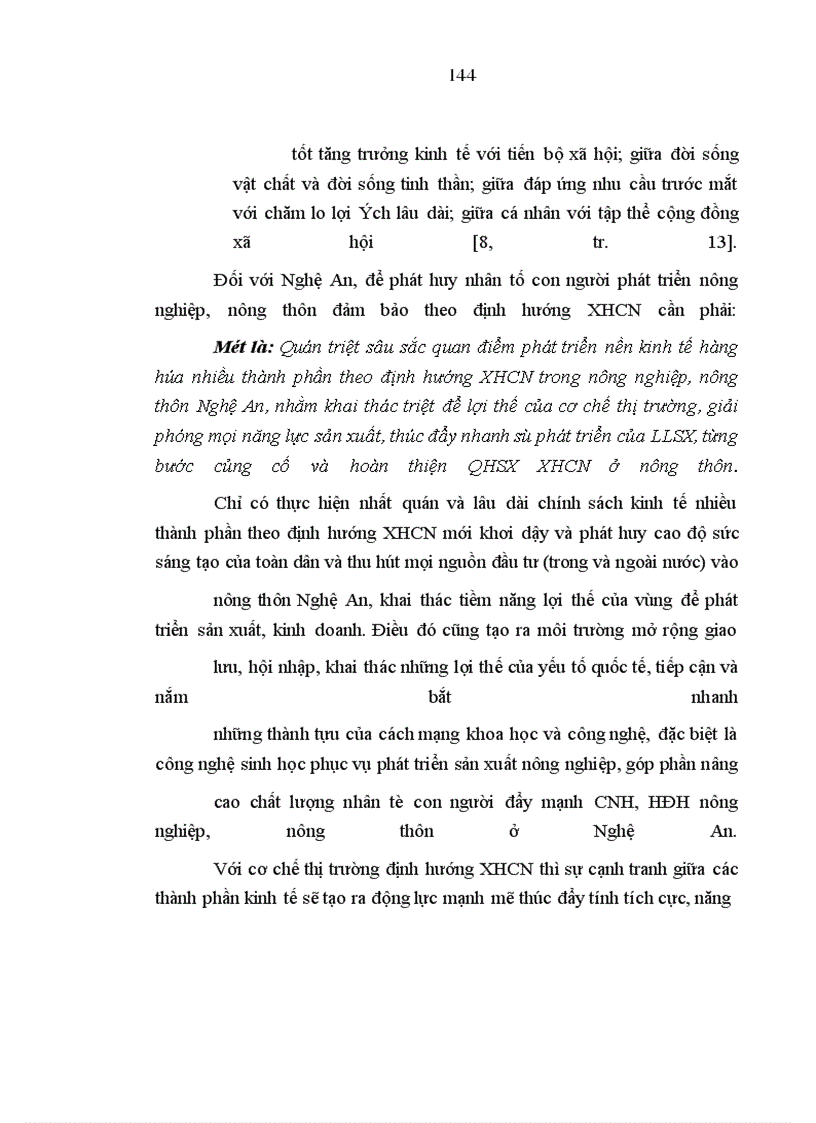 image for page Phát huy nhân tố con người trong quá trình công nghiệp hóa, hiện đại hóa nông nghiệp, nông thôn Nghệ An - thực trạng và giải pháp